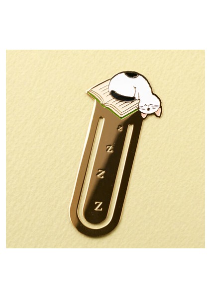 F Sevimli Kedi Imleri Metal Kitap Klipleri Kawaii Yavru Kedi Kağıt Sayfa Tutucu Japon Kırtasiye Okuma Araçları Okul Ofis Malzemeleri (Yurt Dışından)