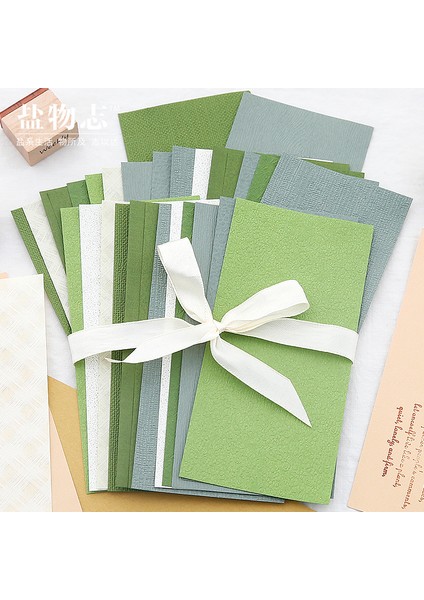 SCZ-HHSC30-02 Jıanwu 30 Sayfa Özel Karışık Malzeme Kağıt Bloknot Basit Günlük Scrapbooking Temel Dekorasyon Yapışkan Notlar Kağıt Kırtasiye (Yurt Dışından)