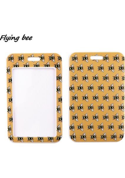 Stil 1 Flyingbee X1769 Arı Sarı Boyun Askısı Kordon Tuşları Kımlık Kartı Spor Salonu Telefon Askıları USB Rozet Tutucu Dıy Asmak Halat Kement Ipi (Yurt Dışından)