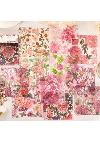 B Journamm 30 Adet/paket Ins Çiçek Turnusol Kağıdı Dıy Scrapbooking Malzemeleri Dekor Fotoğraf Albümü Yaratıcı Kırtasiye Estetik Kağıt (Yurt Dışından) modelleri