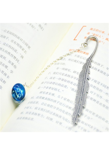 06-Virgo 12 Takımyıldızı Imi Kolye Yaratıcı Gece Parlayan Metal Kitap Ayracı Kırtasiye Okul Ofis Arzı Escolar Papelaria (Yurt Dışından) indirimleri