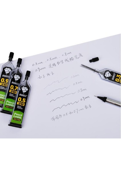 2b 0.5mm 30 Adet/şişe, Otomatik Kurşun Kalem 2b 2h Hb Kalem Dolum 0.3 Mm/0.5 Mm/0.7mm/0.9 mm Kalem Dolum Öğrenci Yazma Ofisi (Yurt Dışından) fırsatları