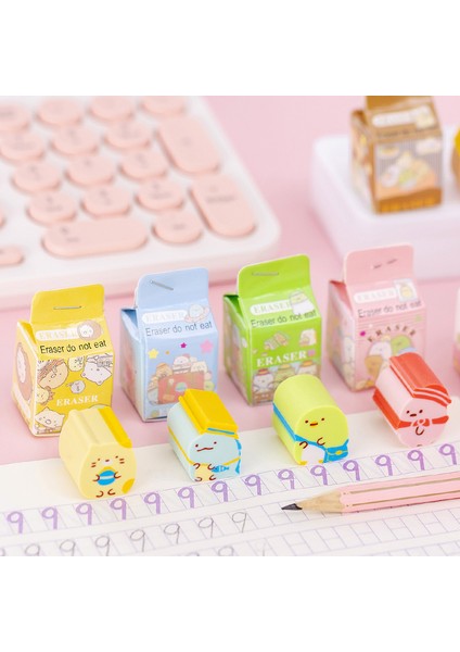 Rastgele Kawaii Karikatür Silgi Sevimli Kalem Kauçuk Silgi Çizim Boyama Çocuklar Hediyeler Japon Kırtasiye Okul Ofis Malzemeleri (Yurt Dışından) fiyatları
