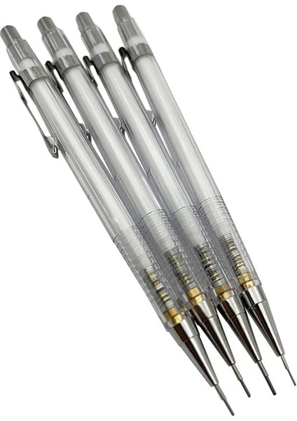 4 Adet Kalem Karışık Basit Şeffaf Mekanik Kurşun Kalem 0.3 0.5 0.7 0.9mm Otomatik Kurşun Kalem Kurşun Dolum Sanat Boyama Yazma Malzemeleri Kırtasiye (Yurt Dışından)