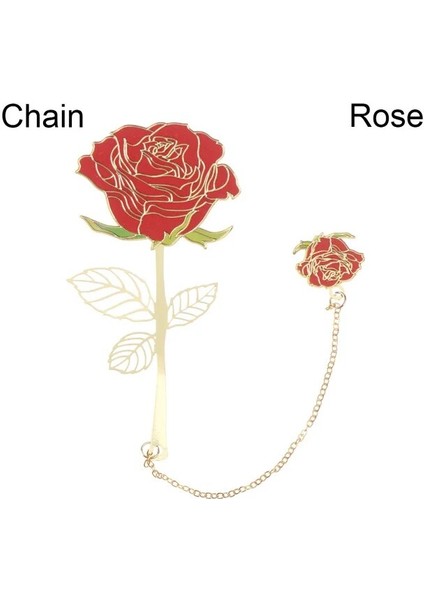Zincir Gül 1 Adet Metal Imi Çin Tarzı Vintage Yaratıcı Lotus Çiçeği Gül Yaprağı Damar Içi Boş Kolye Kayısı Yaprağı Imi Hediyeler (Yurt Dışından)