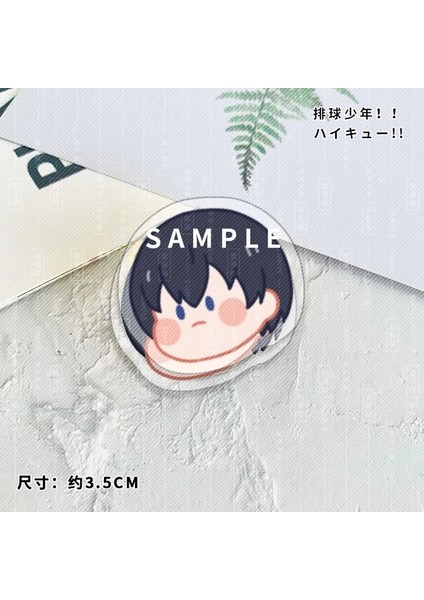 Tobio Kageyama Haikyuu Imleri Anime Shoyo Hinata Kozume Kenma Bookmark Kawaii Pp Klip Kitap Sayfası Akrilik Işaretleyici Kırtasiye Okul Malzemeleri (Yurt Dışından)
