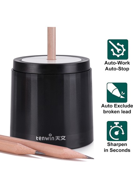 Mavi Tenwin Otomatik Elektrikli Kalemtıraş Dokunmatik Anahtarı Kalemtıraş Renkli Kalem 6-8mm Kalem Okul Ofis Ev Kırtasiye (Yurt Dışından) modelleri