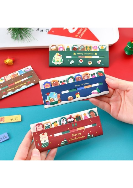 1 Parça Lytwtw's Kawaii Kırtasiye Karikatür Noel Işaretleyici Not Defteri Yer Işareti Bayraklar Dizin Sekmesi Yapışkan Notlar Etiket Kağıdı Çıkartmalar (Yurt Dışından) fiyatları