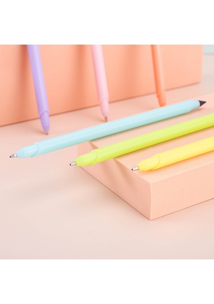 Mavi Yeni Çift Kafa Sınırsız Yazma Ebedi Kalem Hb Nib 1.0mm Siyah Mürekkep Tükenmez Kalem Sanat Resim Yazma Araçları Okul Malzemeleri (Yurt Dışından) indirimleri