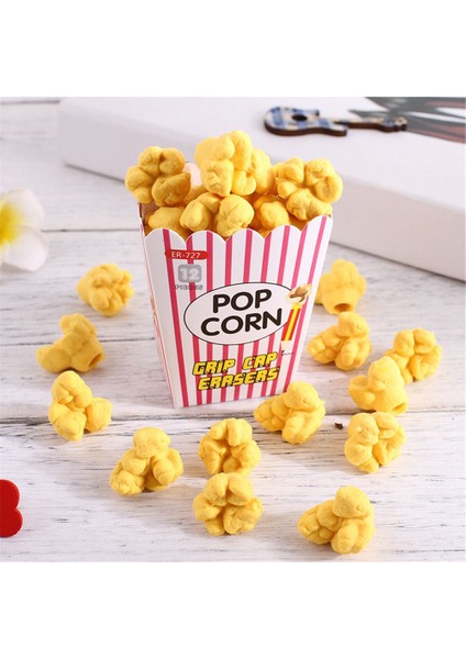 Rastgele Sevimli Patlamış Mısır Şekli Silgi Kawaii Kırtasiye 12 Adet/kutu Kalem Kauçuk Silgi Çocuk Düzeltme Aracı Öğrenci Okul Malzemeleri (Yurt Dışından) fiyatları