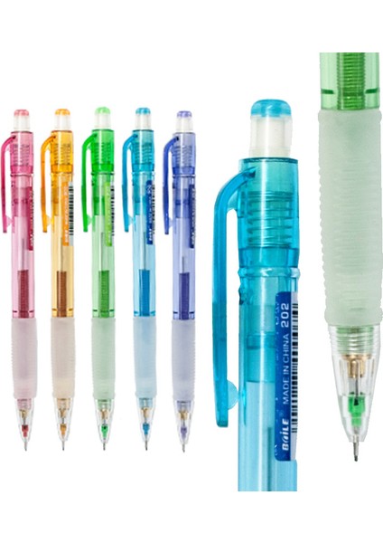 3 Adet 0.7mm 3 Adet/grup 0.5mm Mekanik Kurşun Kalem Kawaii 2b Otomatik Kalemler Mini Silgi ile Okul Ofis Malzemeleri Kore Kırtasiye (Yurt Dışından)