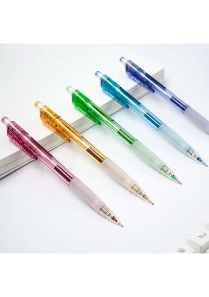 3 Adet 0.7mm 3 Adet/grup 0.5mm Mekanik Kurşun Kalem Kawaii 2b Otomatik Kalemler Mini Silgi ile Okul Ofis Malzemeleri Kore Kırtasiye (Yurt Dışından)