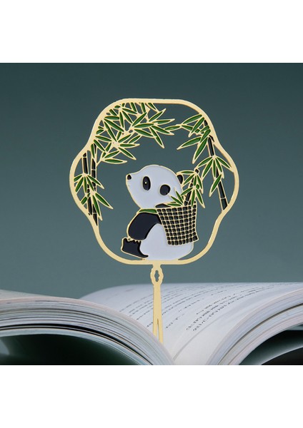 Stil 3 2020 Yeni Metal Pirinç Kitap Ayracı Retro Çin Tarzı Grup Fan Şekli Yer Imi Püskül Kırtasiye Içi Boş Tavuskuşu Panda Kitap Klipsi (Yurt Dışından) modelleri