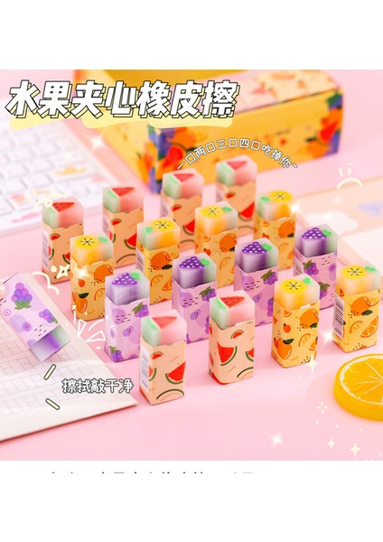 2 Adet Rastgele Güzel Bir Hayvan Silgi Kawaii Kırtasiye Sevimli Masa Aksesuarları Kokulu Saydam Meyve Silgi Sevimli Okul Kauçuklar (Yurt Dışından)