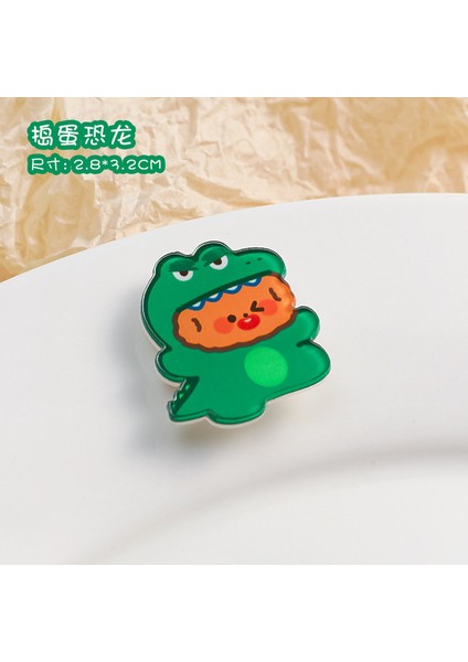 Dinozor Akrilik Broş Pins Sevimli Estetik Rozetleri Pin Kawaii Koyun Tavşan Köpek Ayı Kız Karikatür Pin Sırt Çantaları Çanta Ceketler ... (Yurt Dışından) fiyatları