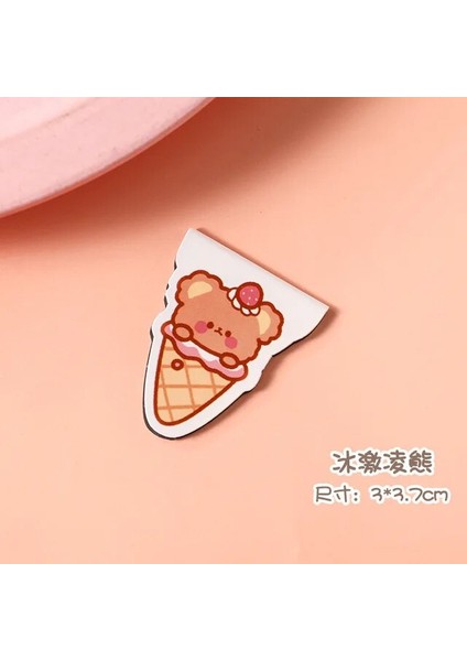 No.8 1 Adet Sevimli Karikatür Manyetik Imleri Ins Tarzı Kore Kız Okul Araçları Sevimli Ayı Tavşan Kedi Kız Mıknatıs Kitap Ayracı (Yurt Dışından)