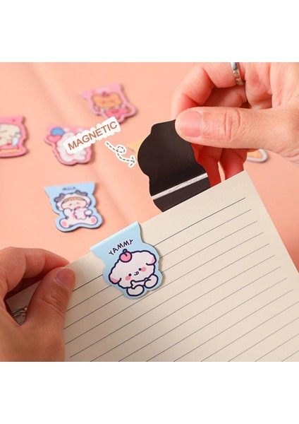 No.8 1 Adet Sevimli Karikatür Manyetik Imleri Ins Tarzı Kore Kız Okul Araçları Sevimli Ayı Tavşan Kedi Kız Mıknatıs Kitap Ayracı (Yurt Dışından) fırsatları