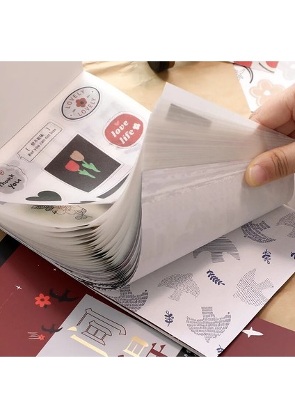 Bir Dimi 50 Yaprak Zaman ve Sen Serisi Malzeme Kağıt Kalıp Kesim Etiket Retro Dekorasyon Kolaj Kağıt Dıy Scrapbooking Dergisi Günlüğü (Yurt Dışından) modelleri