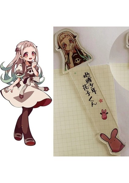 H05 Tuvalete Bağlı Hanako-Kun Anime Yer Ayracı Yerleşimi Vurgulama Okuma Yer Ayracı Okuma Yardımcısı Kitap Desteği (Yurt Dışından) modelleri