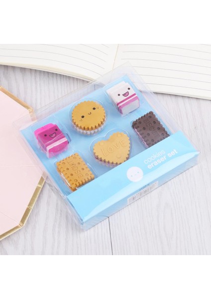 45 6 Adet/takım Kawaii Sevimli Bisküvi Süt Kauçuk Kalem Silgi Çocuk Çocuk Öğrenci Okul Kırtasiye (Yurt Dışından) indirimleri