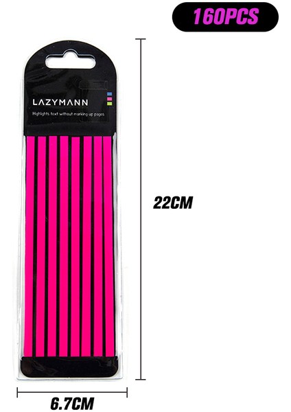 Kırmızı 160 Adet Rehberli Okuma Kılavuzu Şeritler Tek Renkli Yerleşimi Vurgulamak Yer Imleri Okul Kristal Çocuklar Için Disleksi ile Yardım (Yurt Dışından)