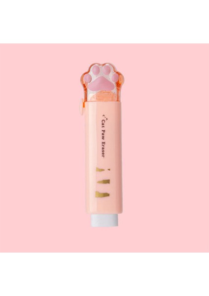 Turuncu Kawaii Kedi Pençe Silgi Yaratıcı Itme-Çekme Tasarım Kurşun Kalem Silgisi Taşınabilir Temiz Düzeltme Araçları Çocuklar Için Hediye Okul Kırtasiye (Yurt Dışından)