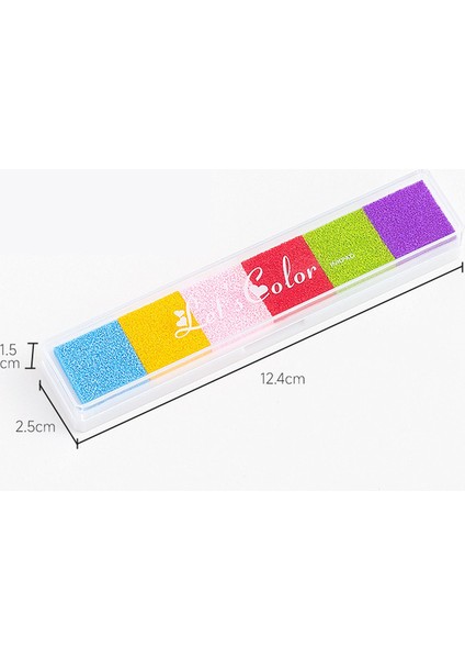 G Journamm Renkli Inkpad Pullar Önemsiz Dergisi Yaratıcı Kırtasiye Parmak Boyası Okul Malzemeleri Dıy Scrapbooking Aksesuarları (Yurt Dışından)