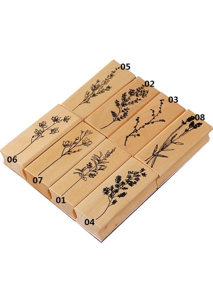 Stil 1 1 Adet Ahşap Dallar Taze Çiçekler 65*25MM Mühür Dekorasyon Ahşap Kauçuk Pullar Scrapbooking Kırtasiye Için (Yurt Dışından) modelleri