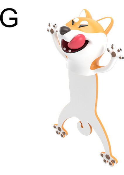 Daha Eğlenceli Okuma Için G Tuhaf Yer Ayracı 3D Stereo Karikatür Güzel Hayvan Yer Ayracı Tuhaf Yer Ayracı Öğrenci Hediye Ofis Okul Ayracı (Yurt Dışından)