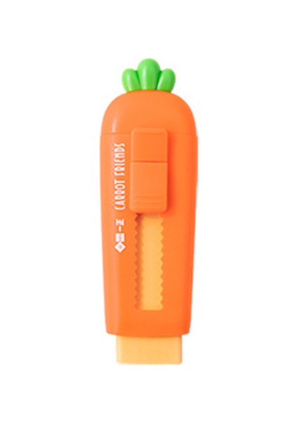 Havuç Kawaii Yaratıcı Havuç Itme Çekme Kalem Silgi Boyama Tozsuz Yazma Kauçuk Okul Ofis Malzemeleri Komik Kırtasiye Hediyeler (Yurt Dışından)