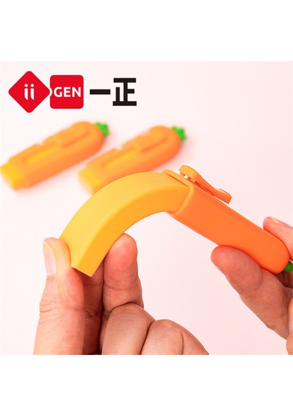 Havuç Kawaii Yaratıcı Havuç Itme Çekme Kalem Silgi Boyama Tozsuz Yazma Kauçuk Okul Ofis Malzemeleri Komik Kırtasiye Hediyeler (Yurt Dışından) fırsatları