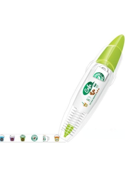 03 1 Adet Plastik Sevimli Hayvan Basın Tipi Karikatür Düzeltme Bandı Çıkartmalar Ofis Malzemeleri Basın Tipi Kawaii Bant Dekoratif Bant (Yurt Dışından)