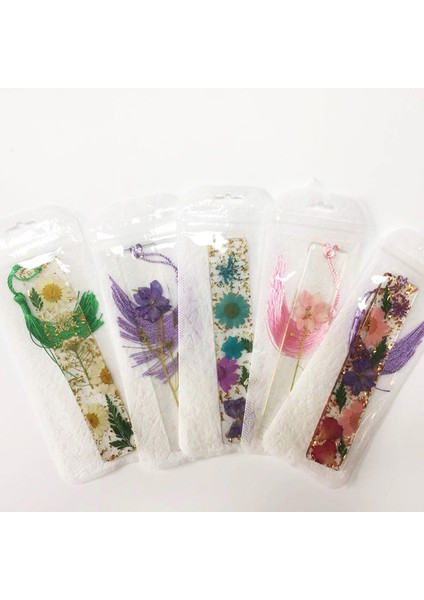 Stil 8 Çiçek Altın Folyo Imi Damla Sakız Şeffaf Reçine Imi Güzel Kitap Sayfa Işareti Öğrenci Kırtasiye (Yurt Dışından) fırsatları