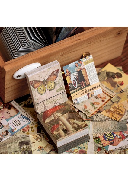 D Journamm 400 Adet Vintage Van Gogh Kelebek Turnusol Kraft Kart Deco Kırtasiye Lomo Kartları Kırtasiye Not Defteri Okul Yapışkan Notlar (Yurt Dışından) fiyatları