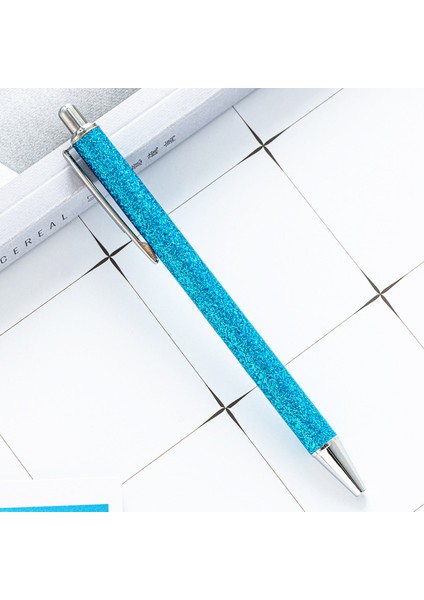 Gül Altın Tükenmez Kalemler Metal Basın Geri Çekilebilir Pürüzsüz Yazma Altın Pembe Kız Hediye Dayanıklı Ofis Okul Malzemeleri Kırtasiye Yazma Kalem (Yurt Dışından)