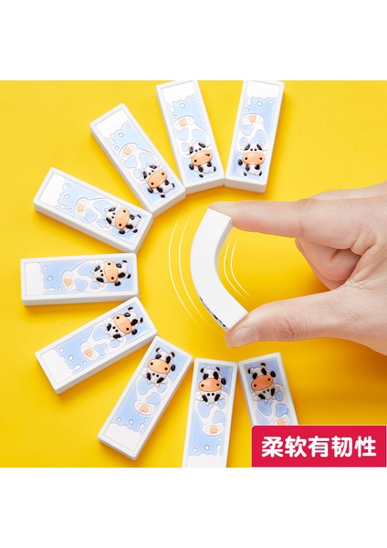 Cadet Gray-1pcs Kawaii 3D Güzel Inek Kedi Yumuşak Hayvan Kurşun Kalem Silgisi Tozsuz Çocuk Kauçuk Okul Çizim Öğrenci Kırtasiye Ofis Malzemeleri (Yurt Dışından) modelleri