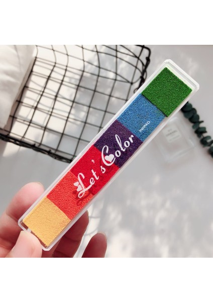 Stil 2 6 Renk Mini Zanaat Mürekkep Pedleri Degrade Renk Şeker Renkli Mürekkep Pedi Dikdörtgen Mürekkep Pedi Çok Renkli Damga Pedi Öğrenci Dergisi Kaynağı (Yurt Dışından) fırsatları