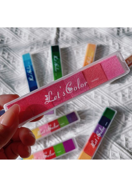 Stil 2 6 Renk Mini Zanaat Mürekkep Pedleri Degrade Renk Şeker Renkli Mürekkep Pedi Dikdörtgen Mürekkep Pedi Çok Renkli Damga Pedi Öğrenci Dergisi Kaynağı (Yurt Dışından) indirimleri