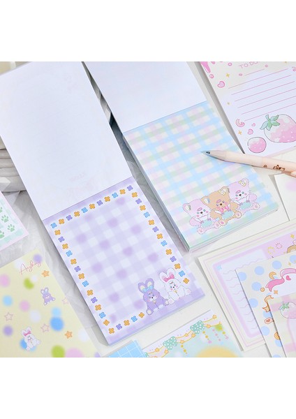 B Mohamm 64 Adet Krem Bebek Memo Kore Sevimli Basit Yırtılabilir Mesaj Scrapbooking Için Dıy Dekoratif Malzeme Kolaj Günlükleme (Yurt Dışından) indirimleri
