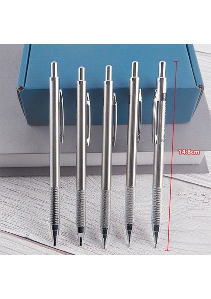 A2 0.7 1 Takım Metal Mekanik Kurşun Kalem 0.5/0.7/0.9/1.3/2.0mm Çizim Otomatik Kalem Göndermek Kalem Kurşun Kırtasiye Okul Malzemeleri (Yurt Dışından) indirimleri