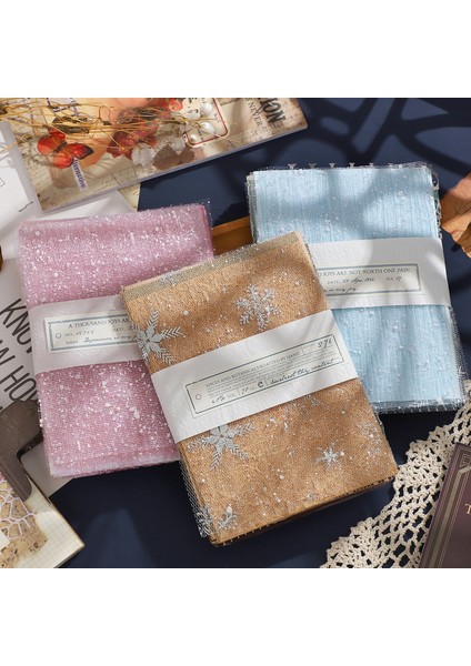 Scz-Dxjhtyw-01 30 Sayfa A5 Yaratıcı Örgü Gazlı Bez Özel Malzeme Kağıt Torba Bloknot Dıy Dergisi Scrapbooking Dekorasyon Notları Kağıt Kırtasiye (Yurt Dışından)