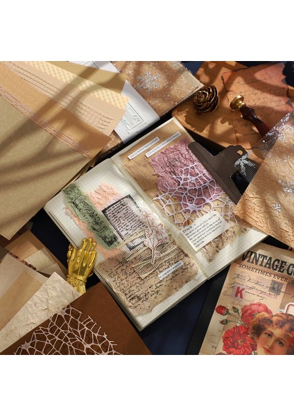 Scz-Dxjhtyw-01 30 Sayfa A5 Yaratıcı Örgü Gazlı Bez Özel Malzeme Kağıt Torba Bloknot Dıy Dergisi Scrapbooking Dekorasyon Notları Kağıt Kırtasiye (Yurt Dışından)