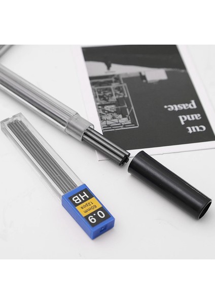 1 Adet 0.5mm Kalem Metal Mekanik Kurşun Kalem Seti Kurşun Yedekler ile Öğrenci Yazma Çizim Sanat Kaynağı 0.3/0.5/0.7/0.9/1.3/2.0mm Otomatik Kalem (Yurt Dışından)