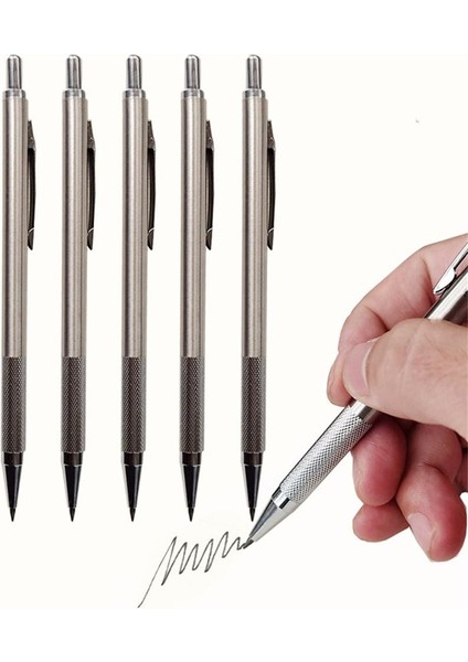 0.7mm 0.3/0.5/0.7/0.9/1.3/2.0mm Mekanik Kurşun Kalem Tam Metal Sanat Çizim Boyama Otomatik Kurşun Kalem Ofis Okul Kaynağı (Yurt Dışından) indirimleri