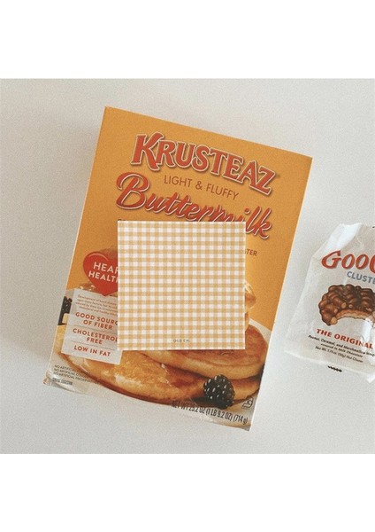 Haki Kore Ins Izgara Retro Yumuşak Renkli Bloknot Öğrenci Damalı Not Defteri Ofis Yaratıcı Mesaj Kağıdı Okul Malzemeleri Kırtasiye (Yurt Dışından)