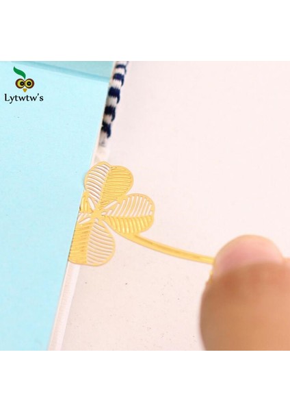 B Yaratıcı Metal Yer Işareti Mark Sayfa Öğretmen Çocuk Öğrenci Hediye Kırtasiye Okul Ofis Malzemeleri Yonca Lotus Çiçeği Akçaağaç Yaprağı (Yurt Dışından) fırsatları