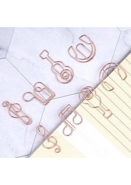 20 Adet Rastgele Göndermek 20 Adet Metal Müzik Tarzı Ataşlar Sevimli Imi Ofis Okul Kırtasiye Öğrenci Işaretleme Klip Kağıt Organizatör (Yurt Dışından) fiyatları