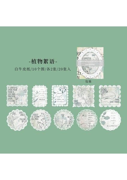 H Dimi 20 Sayfa Klasik Dantel Çerçeveli Malzeme Kağıt Içi Boş Malzeme Çıkartmalar Deco Scrapbooking Dıy Dergisi Zanaat Vintage Kırtasiye (Yurt Dışından)