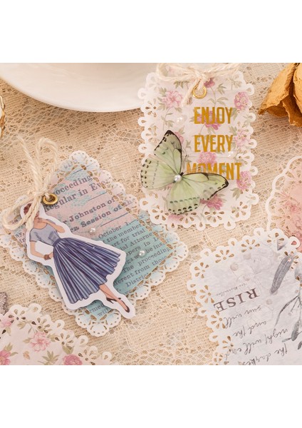 H Dimi 20 Sayfa Klasik Dantel Çerçeveli Malzeme Kağıt Içi Boş Malzeme Çıkartmalar Deco Scrapbooking Dıy Dergisi Zanaat Vintage Kırtasiye (Yurt Dışından) indirimleri