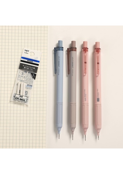 ZDB-QT877-03Z 0.3mm/0.5mm Grafik Dumanlı Renk Sınırlı Mekanik Kurşun Kalem Döner Silgi Basın Otomatik Kalem Yaratıcı Dıy Öğrenci Malzemeleri (Yurt Dışından) modelleri